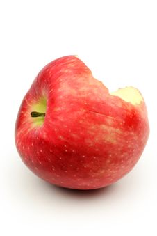 Bitten Red Apple Stock Photography Bitten Red Apple Stock Photography