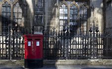 Red Post Box Royalty Free Stock Photo Red Post Box Royalty Free Stock Photo
