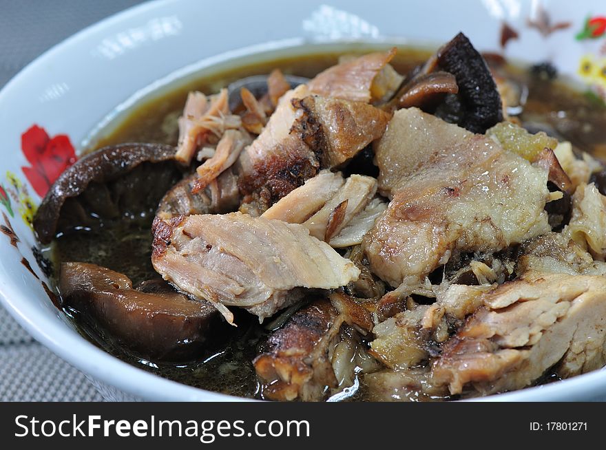 Steamed Pork with soy sauce