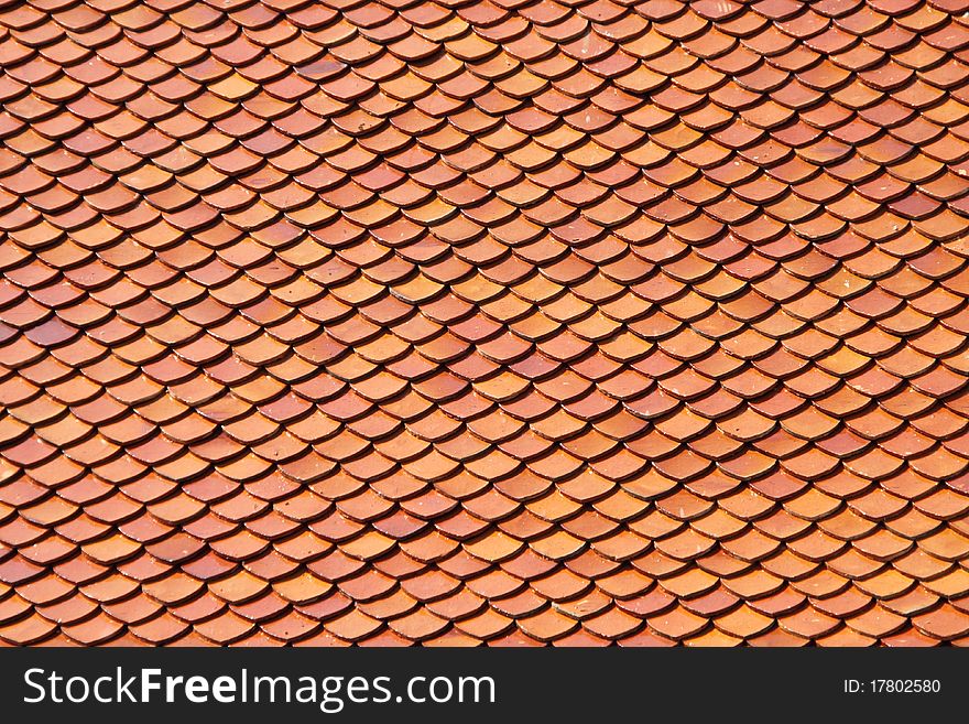 Roof Of Temple By Earthenware