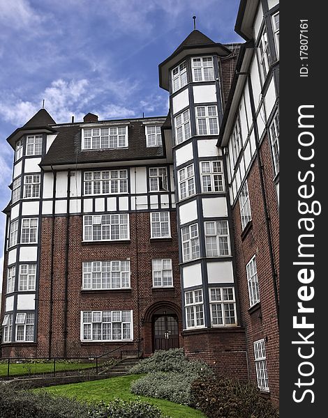 Tudor Houses near Golders Green in London