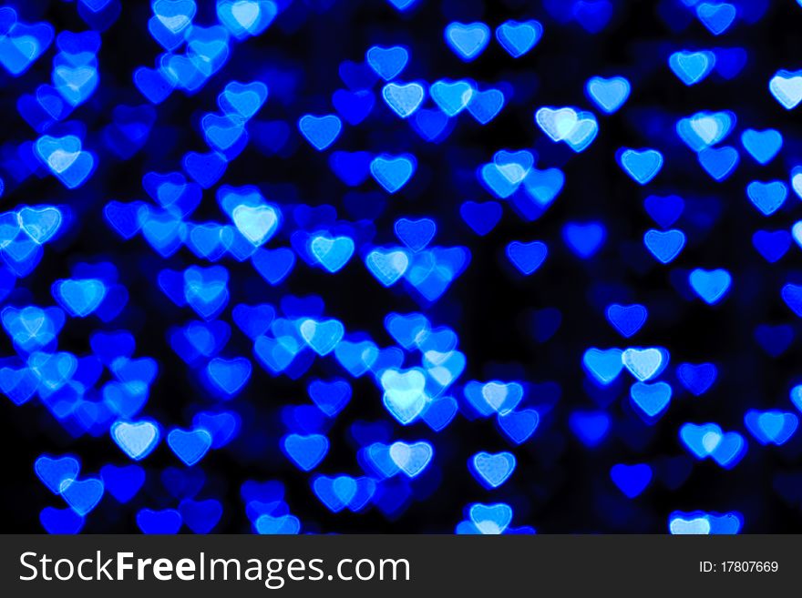 Colorful heart shape background