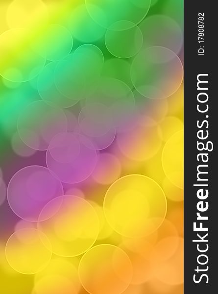 Colorful Bokeh background with colorful bubbles. Colorful Bokeh background with colorful bubbles