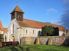 An English Village Church And Tower Stock Photos An English Village Church And Tower Stock Photos