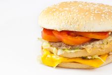 Cheese Burger Stock Photography