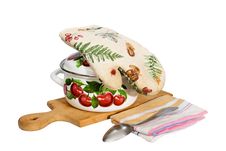 Pan And Kitchen Utensils Royalty Free Stock Photography Pan And Kitchen Utensils Royalty Free Stock Photography