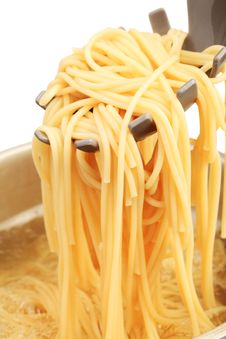 Boiling Spaghetti Royalty Free Stock Image Boiling Spaghetti Royalty Free Stock Image