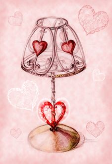 Candlestick Lovers Royalty Free Stock Images