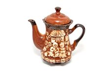 Beautiful Ceramic Teapot Stock Images