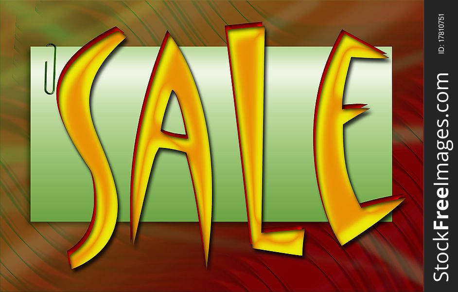 Word sale, colorful background scenery. Word sale, colorful background scenery