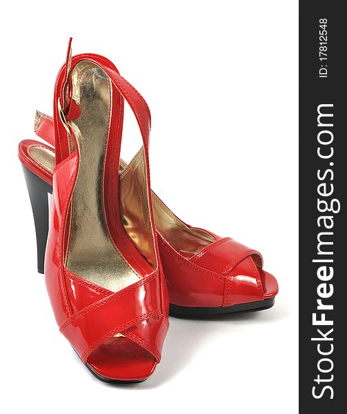 Woman Red Shoe