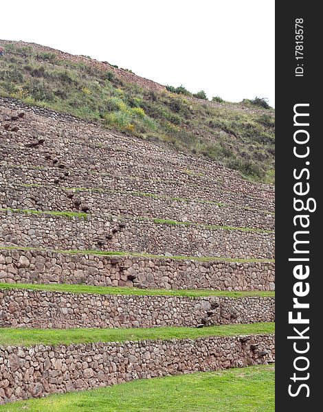 Moray agricultural terrace in Peru SA