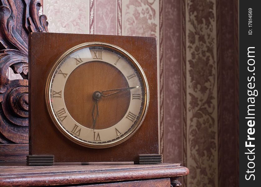 Retro watches in a vintage interior