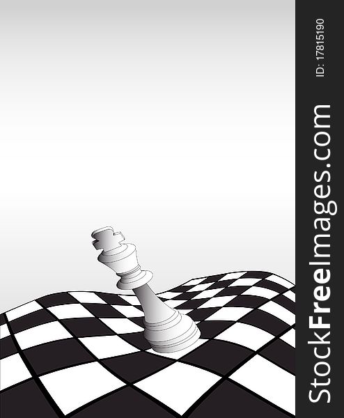 Illustration black and white checkerboard. Illustration black and white checkerboard