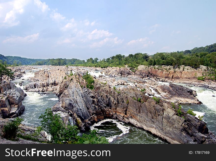Great Falls Park, located along the Potomac River, is one of the most spectacular natural landmarks in the Washington DC metropolitan area.