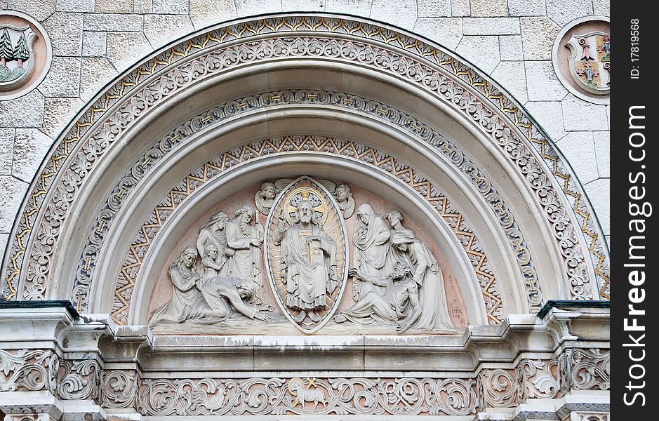 Carvings From The Cathedral In Olten Switzerland