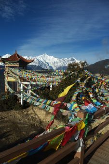 Tibetan Banner Stock Photo Tibetan Banner Stock Photo
