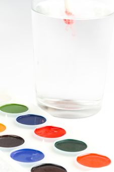 Watercolor Hobby Paint Stock Photos