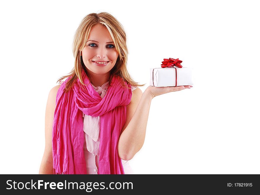 Young Woman With A Gift