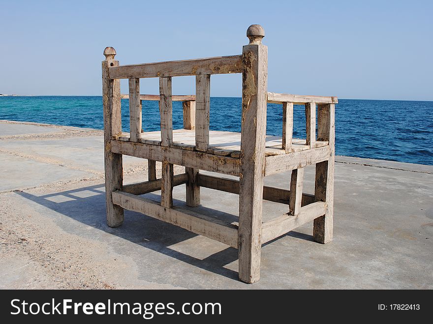 Bench at the sea