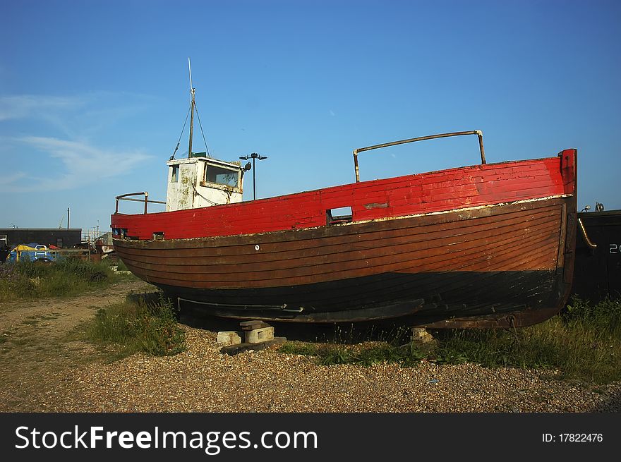 Abandoned old fishermen boat 2