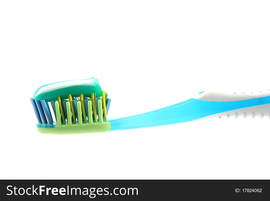 Toothbrush With Toothpaste