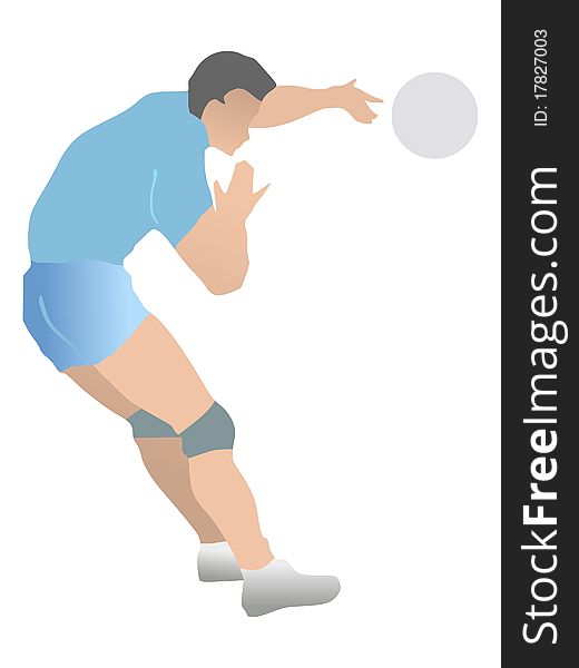 Volleyball sportsman