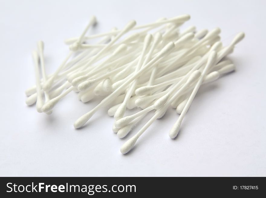 Heap of pure tampons from cotton wool. Heap of pure tampons from cotton wool