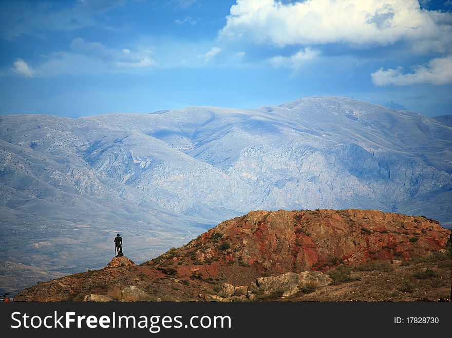 Armenia. Landscape Around Khor Virap Monastery