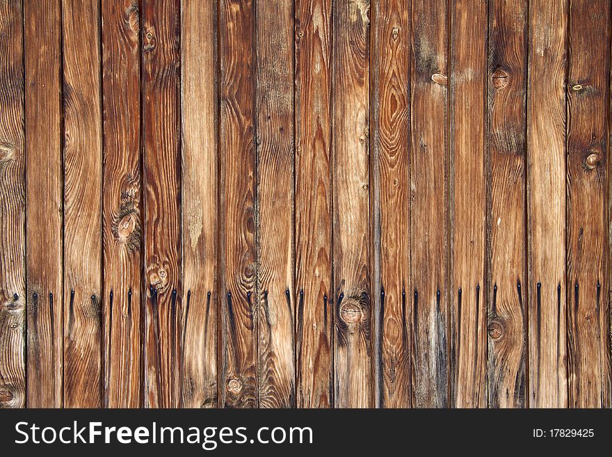 Wooden wall of the old house. Wooden wall of the old house