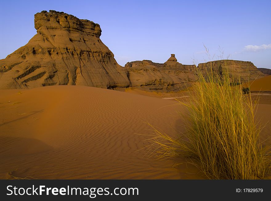 Rock in the Desert of Libya. Rock in the Desert of Libya