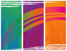 Abstract Color Banner Illustration Royalty Free Stock Images