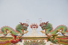 Twin Chinese Dragon Stock Photos Twin Chinese Dragon Stock Photos