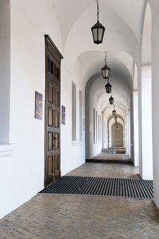 Archway In The Kyiv-Mohyla Academy In Kiev Stock Photos Archway In The Kyiv-Mohyla Academy In Kiev Stock Photos