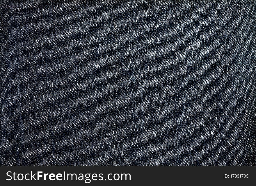 Blue jeans macro texture - close up. Blue jeans macro texture - close up