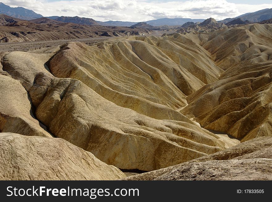 Death valley hills
