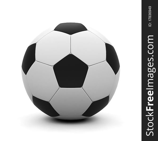 Soccer ball on a white background. Soccer ball on a white background.