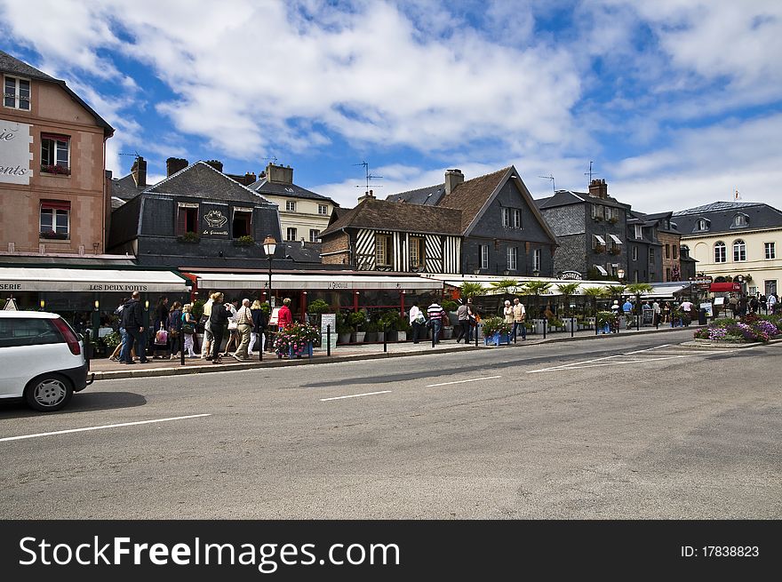 Street in the  Honfleur