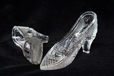 The Crystal Shoes Stock Images The Crystal Shoes Stock Images