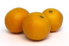 Three Oranges Royalty Free Stock Photo Three Oranges Royalty Free Stock Photo