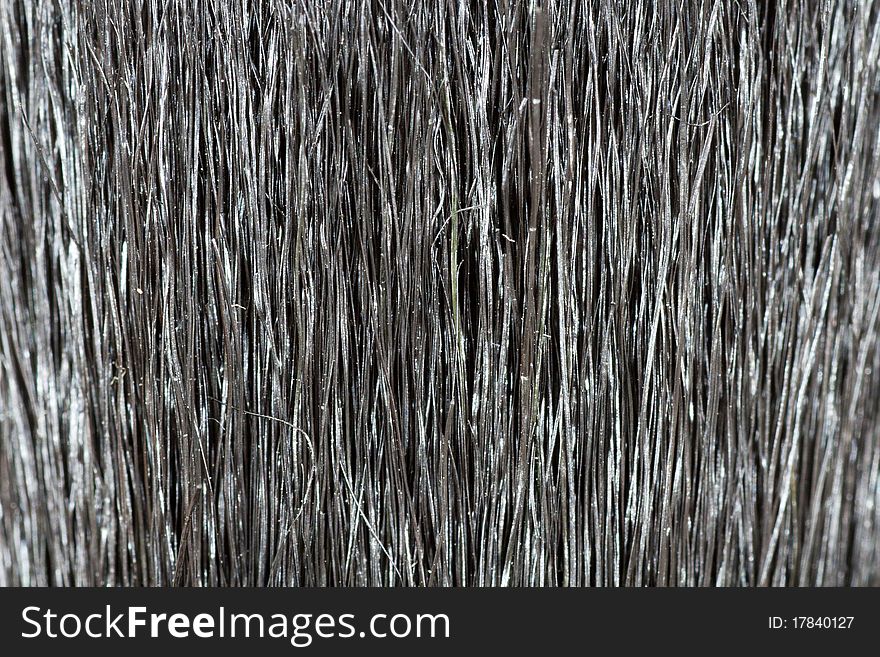 Black brush shiny fiber texture. Black brush shiny fiber texture