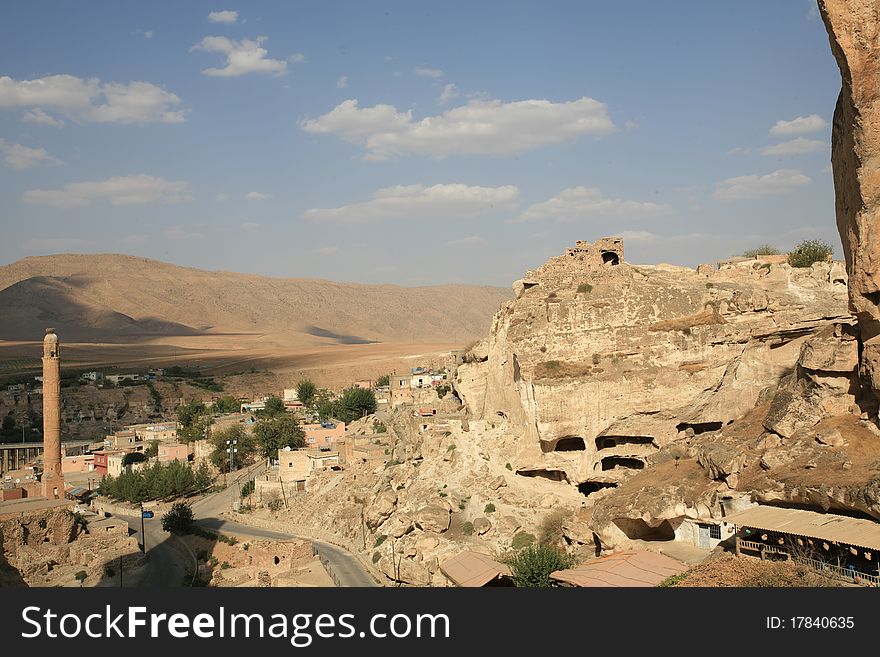 Old Hasankeyf in Kurdistan,Turkey.