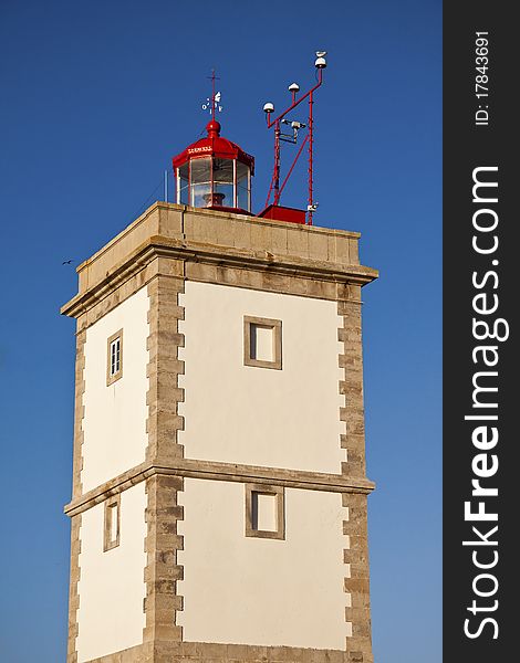 Beacon in the tower, serving as a guide to mariners sailing seas. Beacon in the tower, serving as a guide to mariners sailing seas