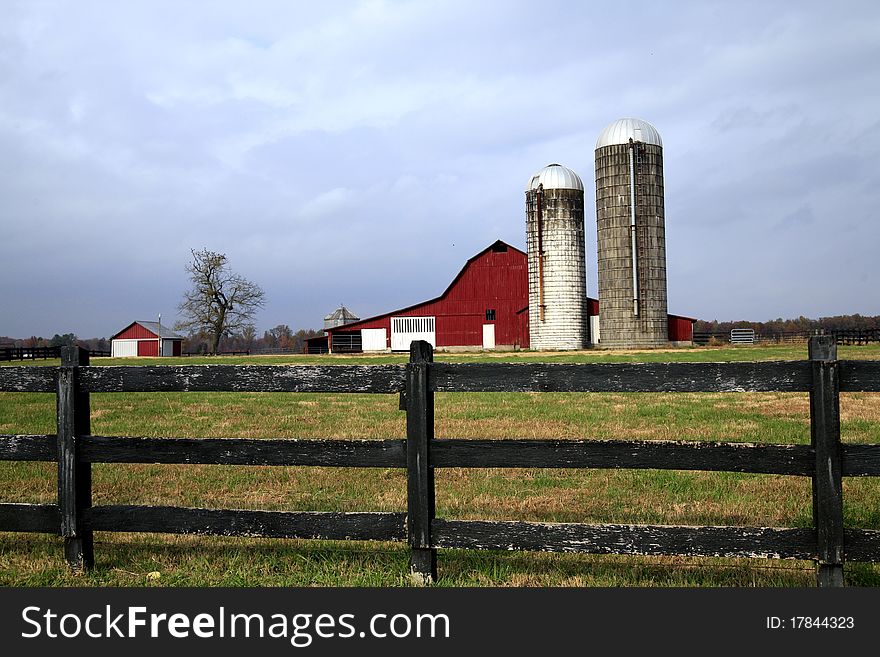 Red Barn and Silo