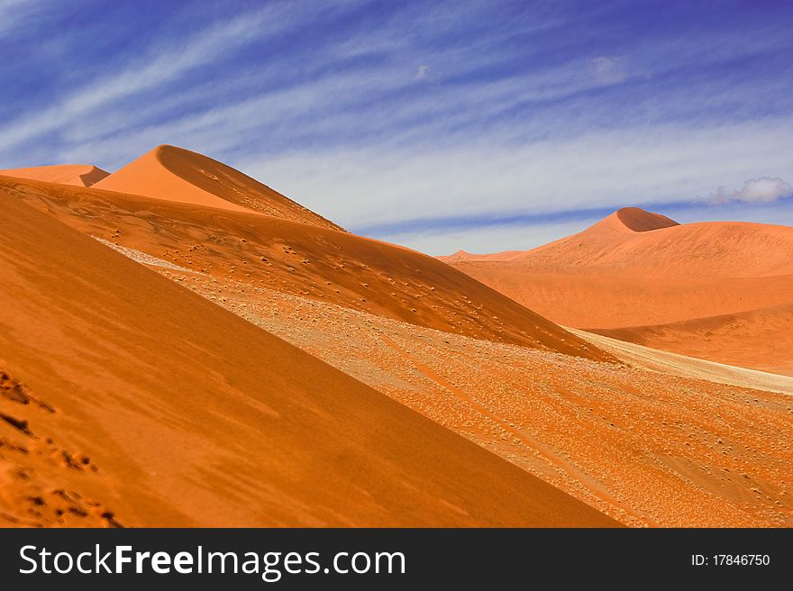 Dunes in Namib desesrt, Namibia