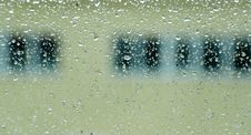Water Drops On Window Royalty Free Stock Image