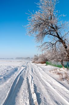 Silent Russian Village In The Winter 2 Stock Photo Silent Russian Village In The Winter 2 Stock Photo