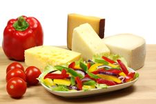 Salad And Cheese Stock Photos Salad And Cheese Stock Photos