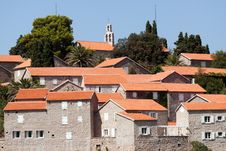 Roofs Of Hotel St. Stefan. Stock Images