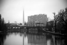 Berlin, View Of The Spree River Royalty Free Stock Photos Berlin, View Of The Spree River Royalty Free Stock Photos